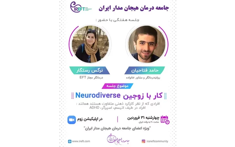 ارائه گروهي با موضوع كار با زوجين Neurodiverse